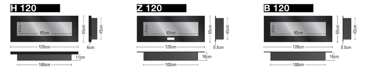 اندازه های استاندارد و آماده