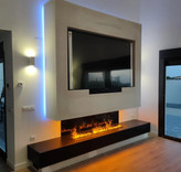 Water Vapor Fireplace مدرن
