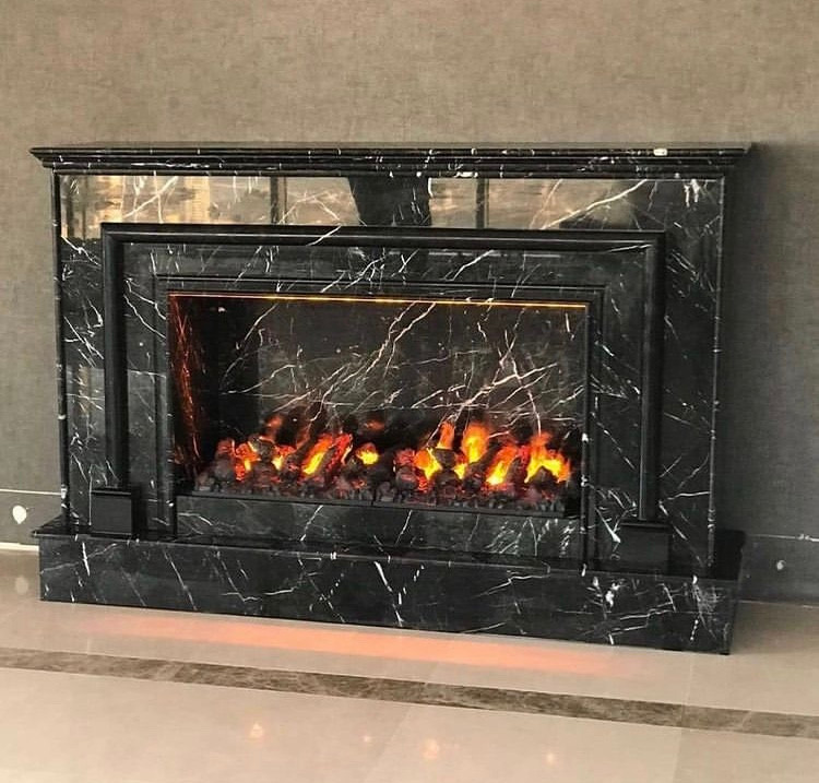 شومینه تبخیری هیزمی مناسب TV Wall مدرن